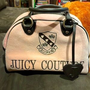 Juicy Couture Bowler Bag! Some call it vintage! Excellent condition! Cute Pink!
